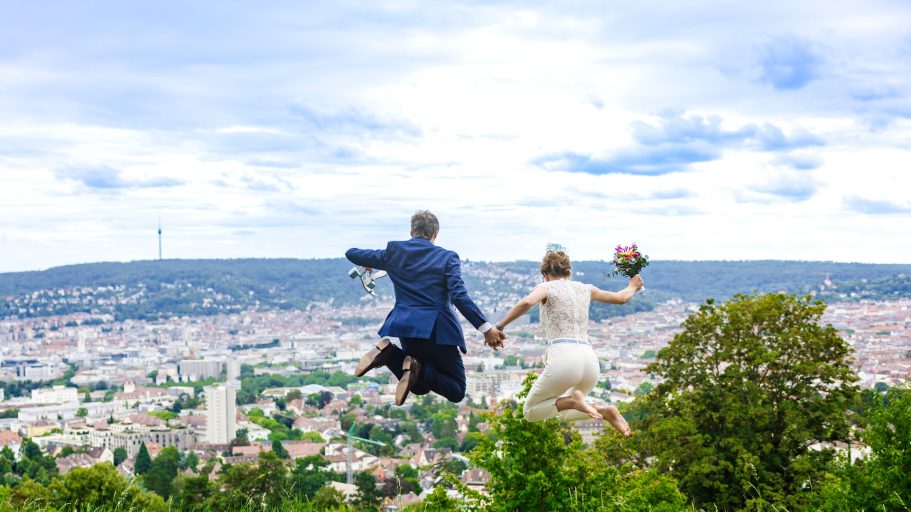 Bismarckturm Stuttgart Brautpaarshooting